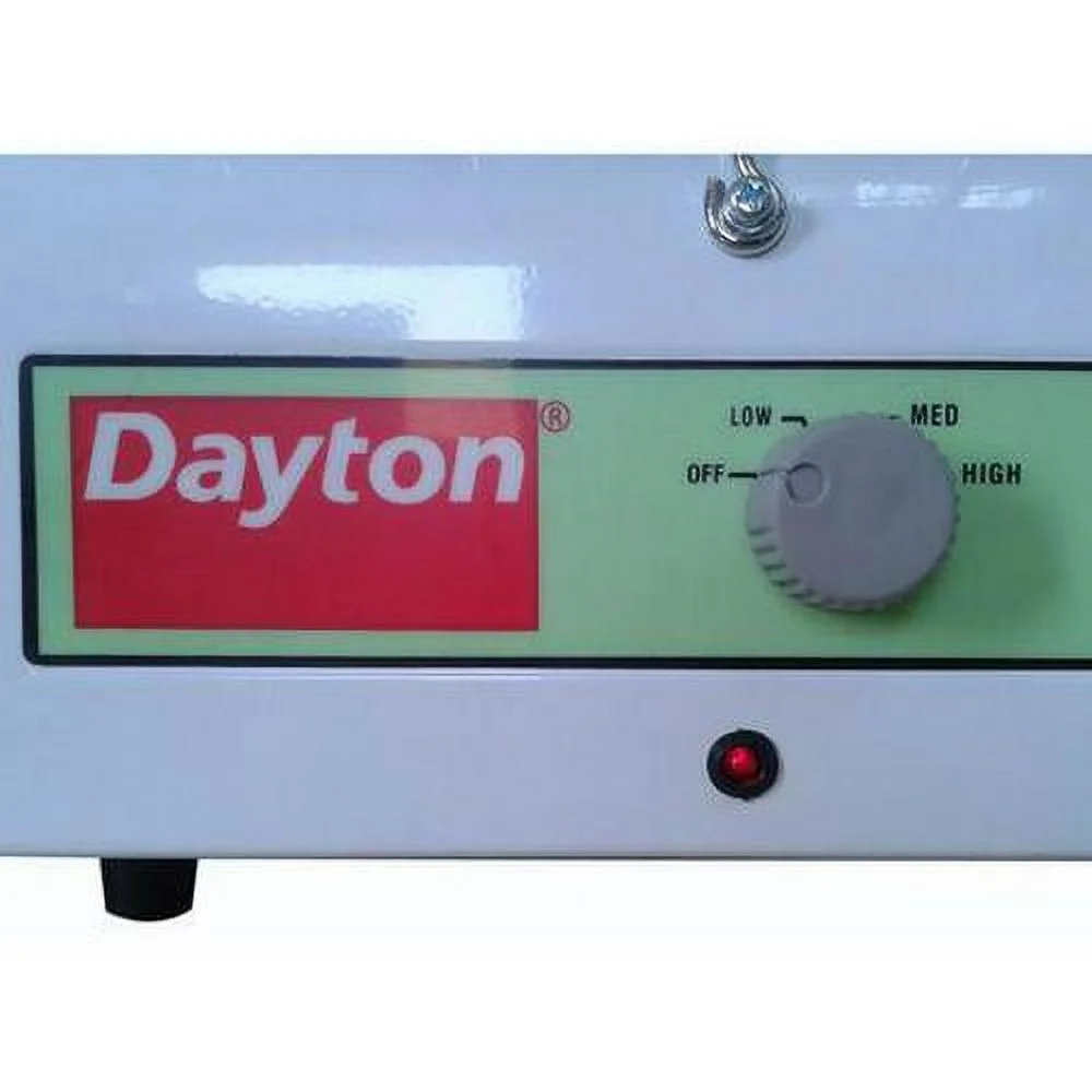 Portable Electric Heater, 15 in L x 11 1/2 in W x 11 in D, 1500W/900W/600W, 120V AC, White