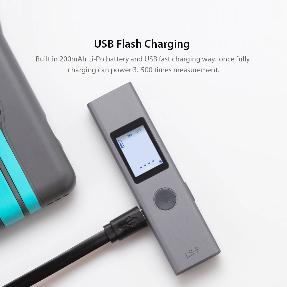 PEPISKY Rangefinder LS-P Handheld Portable High Precision USB Fast Charge Range Finder 40M