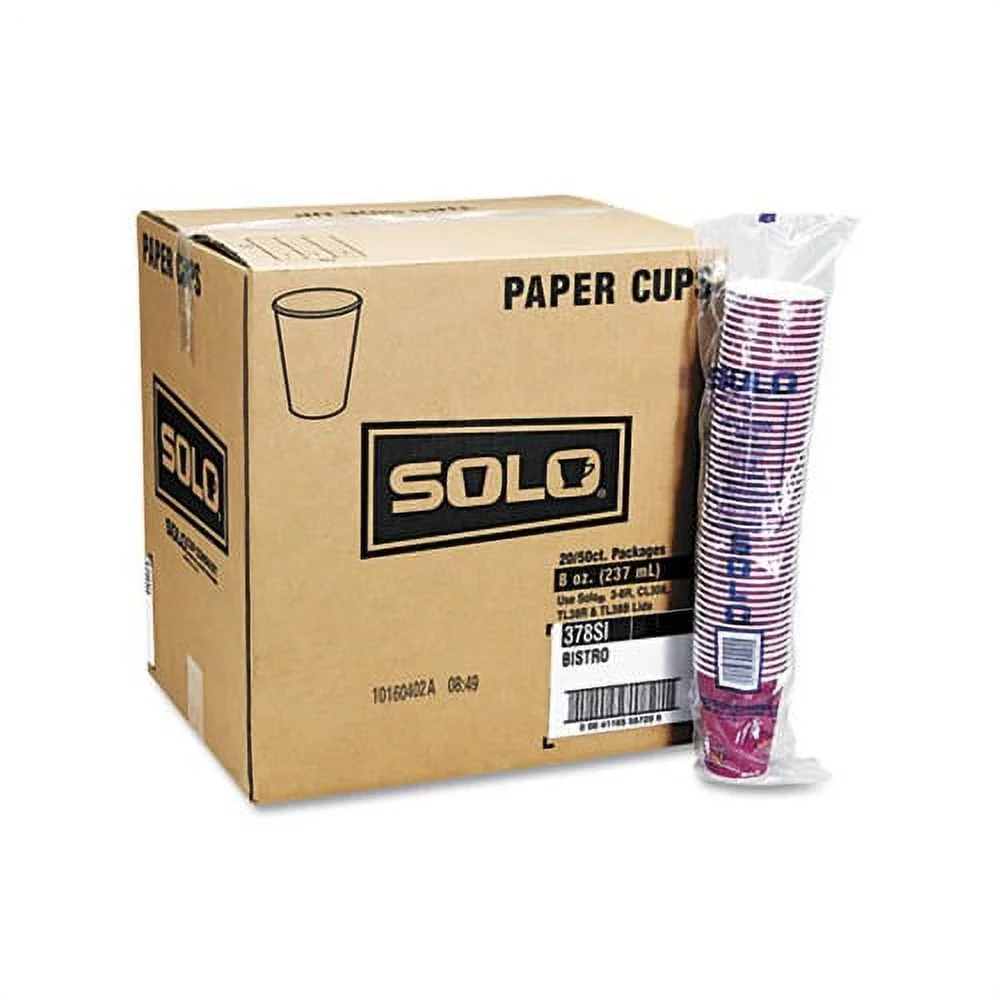 Solo Cup Bistro Disposable Paper Cups