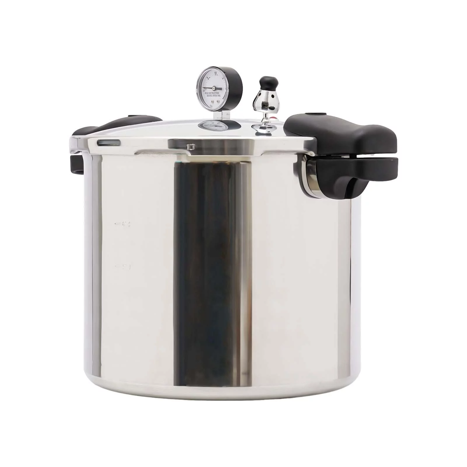 Oukaning 22L Aluminium Pressure Cooking Pot Pressure Cooker / Canner with Steam Guage