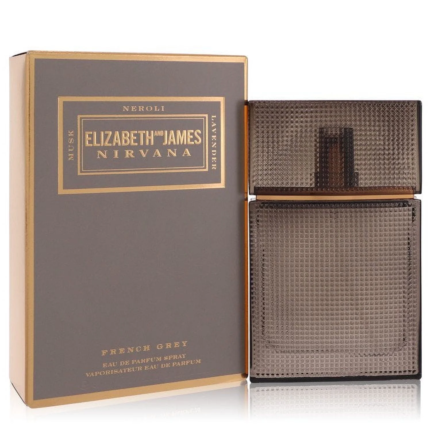 Nirvana French Grey by Elizabeth and James Eau De Parfum Spray (Unisex) 1.7 oz for Women Pack of 3