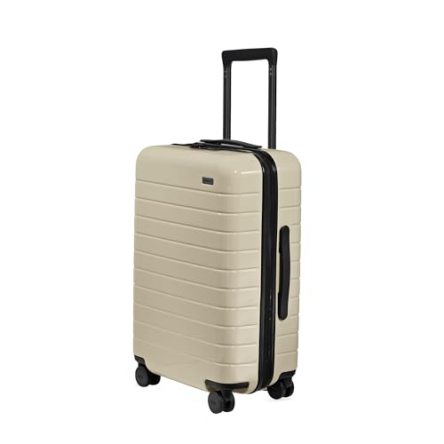 Away Bigger Carry-On Luggage, Lightweight Hardside Large Suitcase with Spinner Wheels, TSA Lock, Airline Approved, Navy Blue