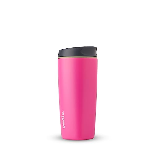 Owala SmoothSip Insulated Stainless Steel Coffee Tumbler, Reusable Iced Coffee Cup, Hot Coffee Travel Mug, BPA Free, 20 oz, Navy (Telescope Tales)