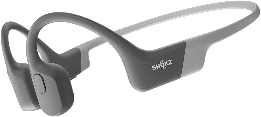 SHOKZ OpenRun Bluetooth Bone Conduction Running Headphones - SS23 - One - Grey