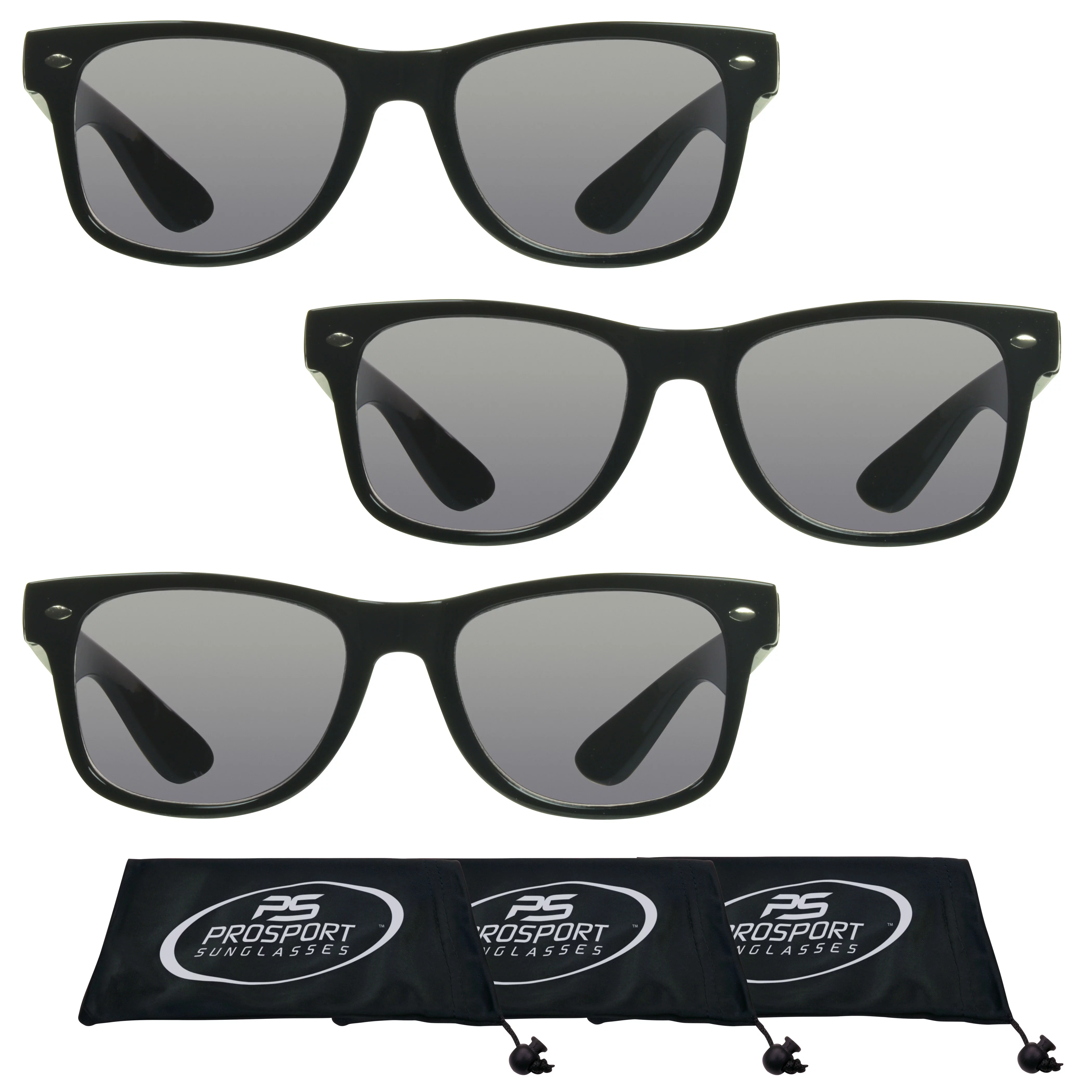 proSPORT Reading Sunglass Full Sun Reader Men Women Black & Tortoise NOT BIFOCAL