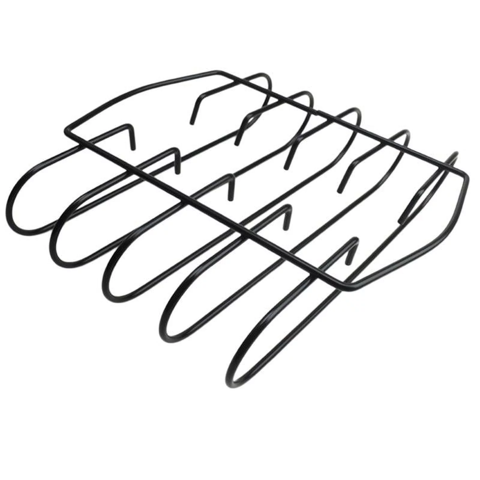 Iron BBQ Rib Rack, Non-stick Steak Rack Smoker Grills Roast Grill for Charcoal Stove Grill Smoker, for Camping Party