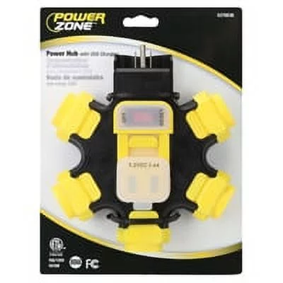 PowerZone ORPBPHU345 USB Charging Power Hub, 3.4 Amp, 5-Outlet
