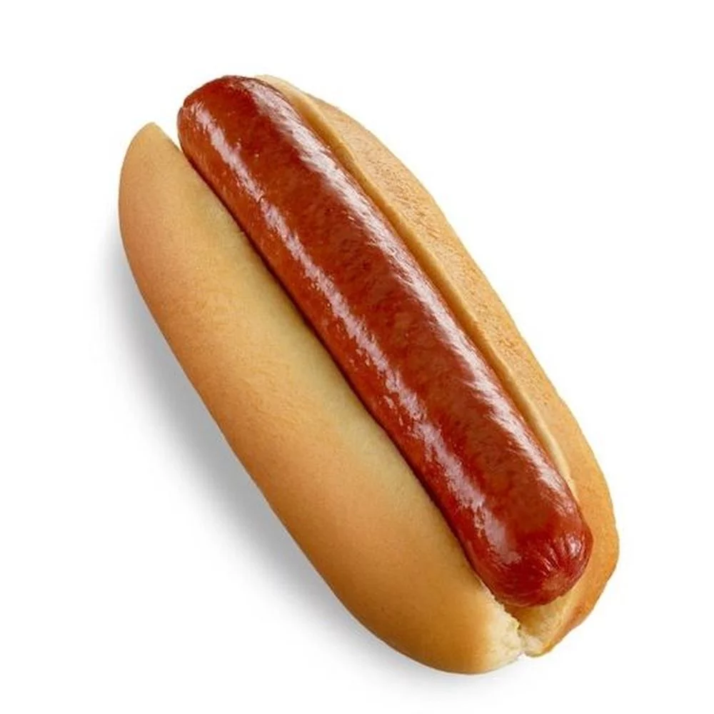 Eisenberg Individually Wrapped Gourmet Beef Hot Dog, 4 Ounce -- 72 per Case.
