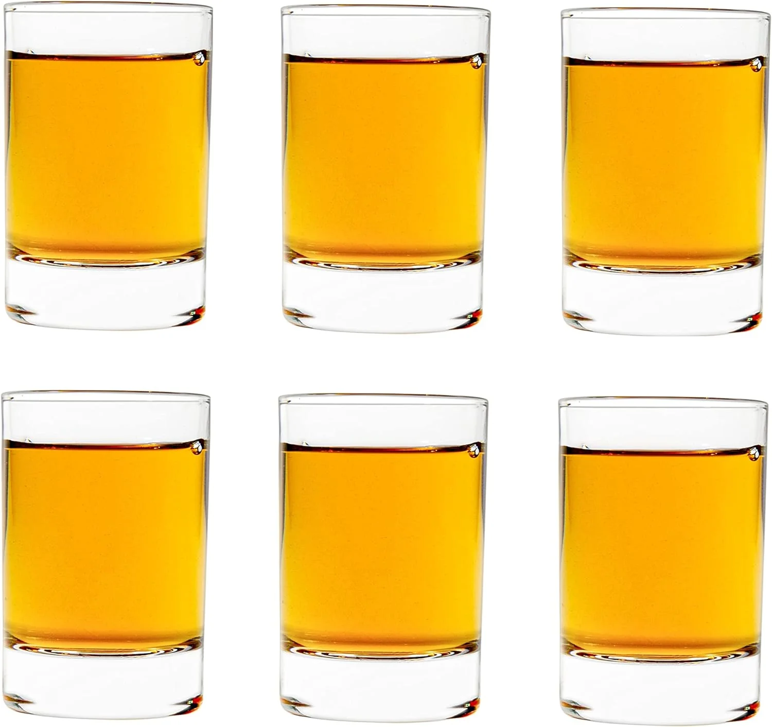 Ounce Shot Glasses, Set Of 6 Small Liquor And Spirit Glasses, Durable Tequila Bar Glasses For Alcohol And Espresso Shots, 6 Piece Mini Shooter Glass Set (Chile)