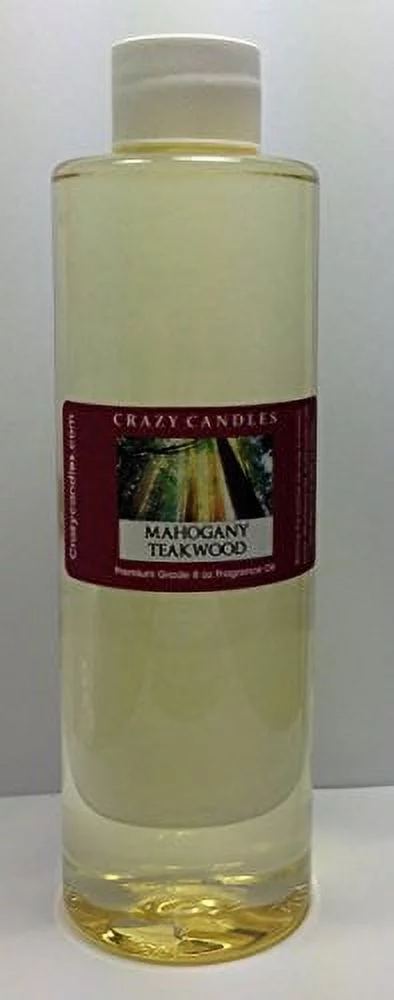 8oz Mahogany Teakwood Bottle 8 Fl Oz Each 237ml Premium Grade Scented Fragrance Oil By Crazy Candles