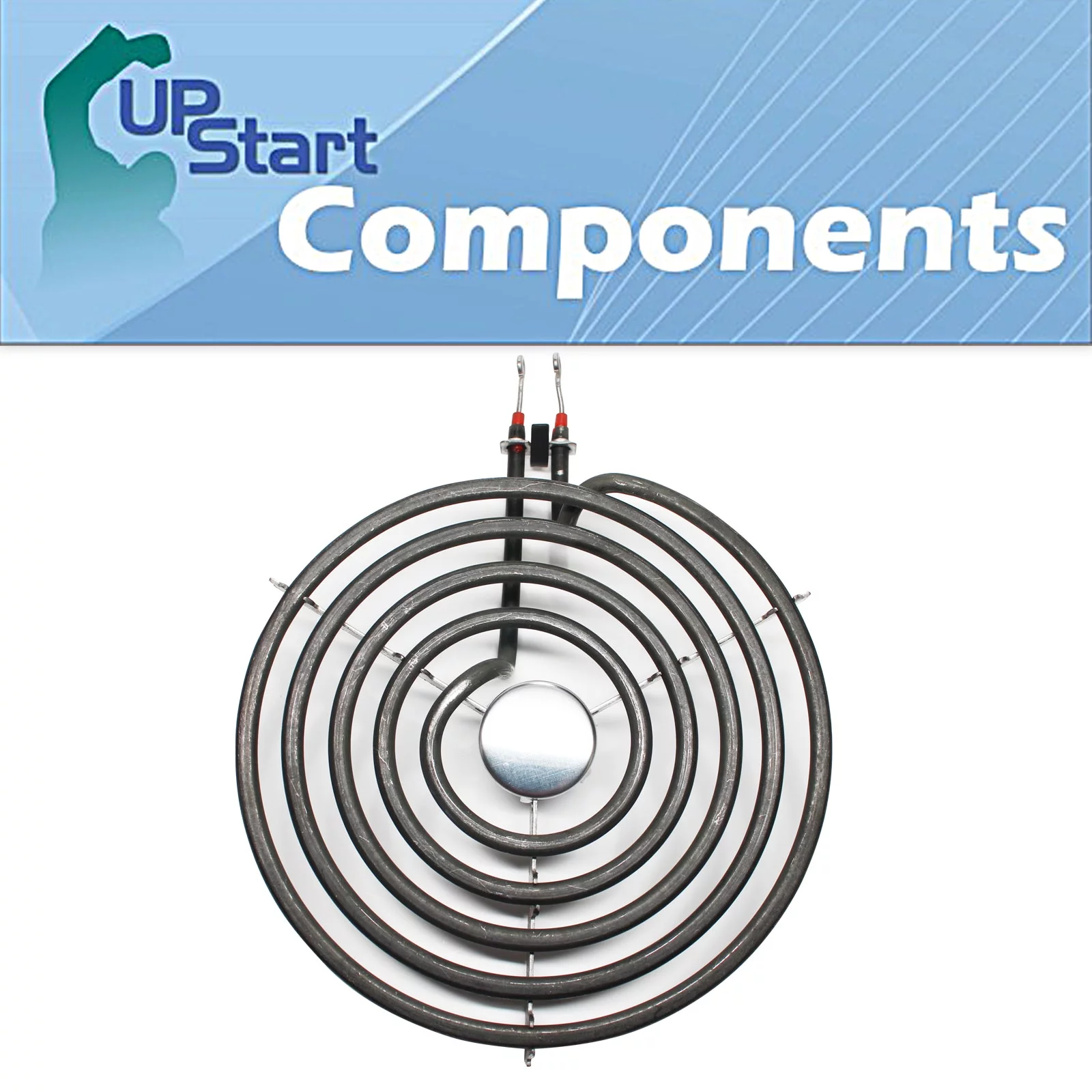 Replacement Whirlpool RF365PXGN1 8 inch 5 Turns Surface Burner Element - Compatible Whirlpool 9761345 Heating Element for Range, Stove & Cooktop