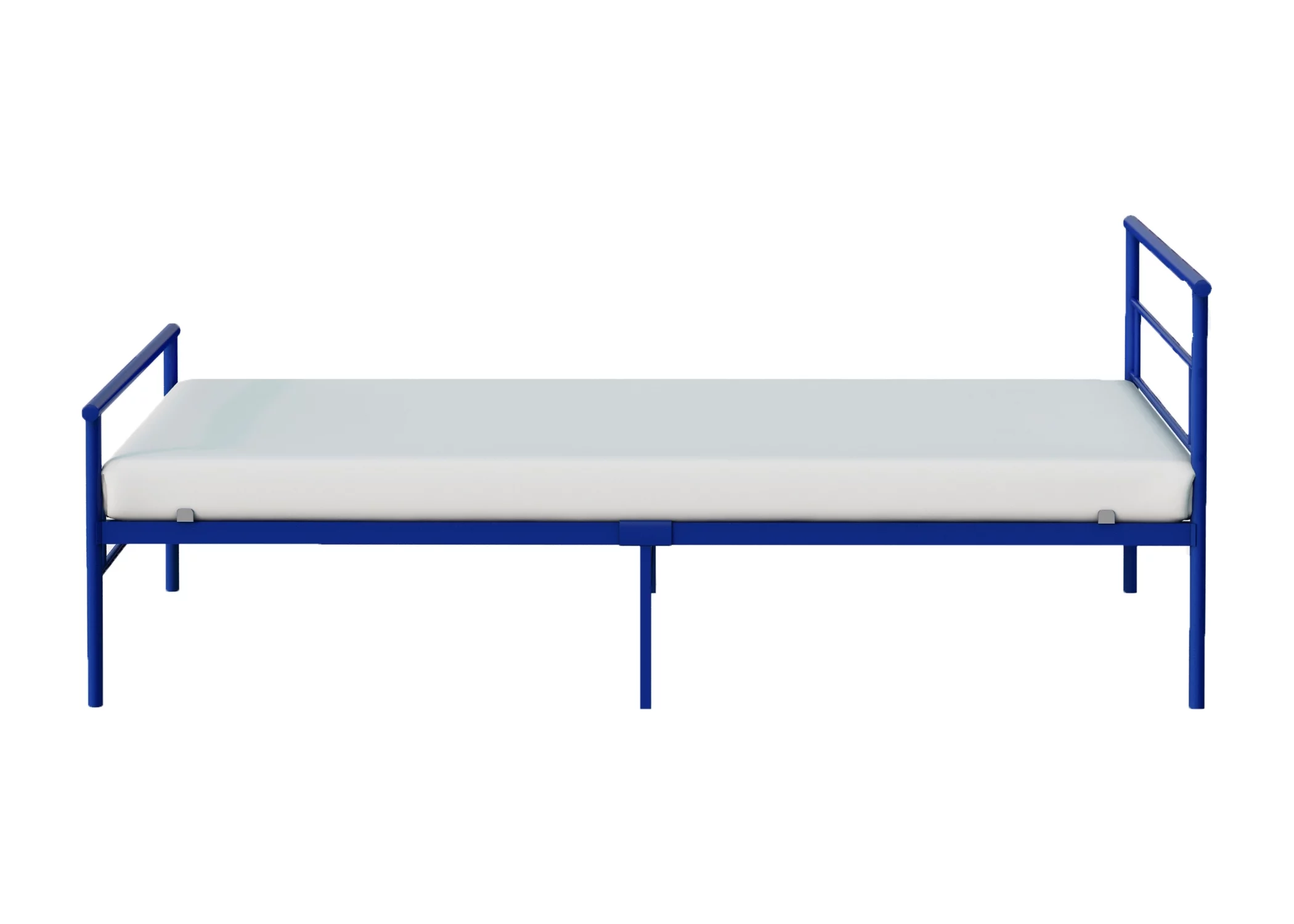 BK Furniture Seattle Classic Metal Bed, Twin, Blue