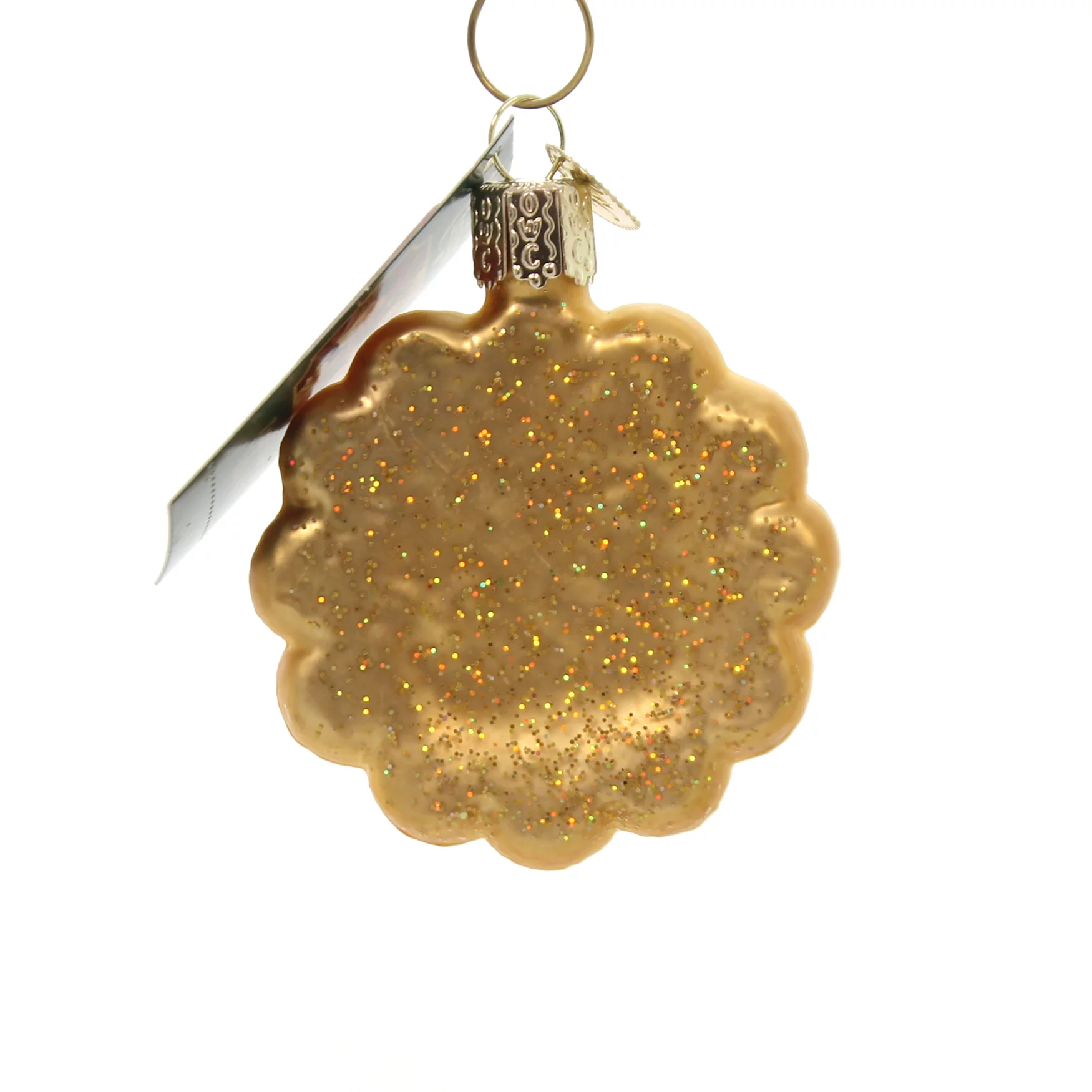 Old World Christmas Spritz Cookie Glass Ornament Treat Holiday 32190 Round