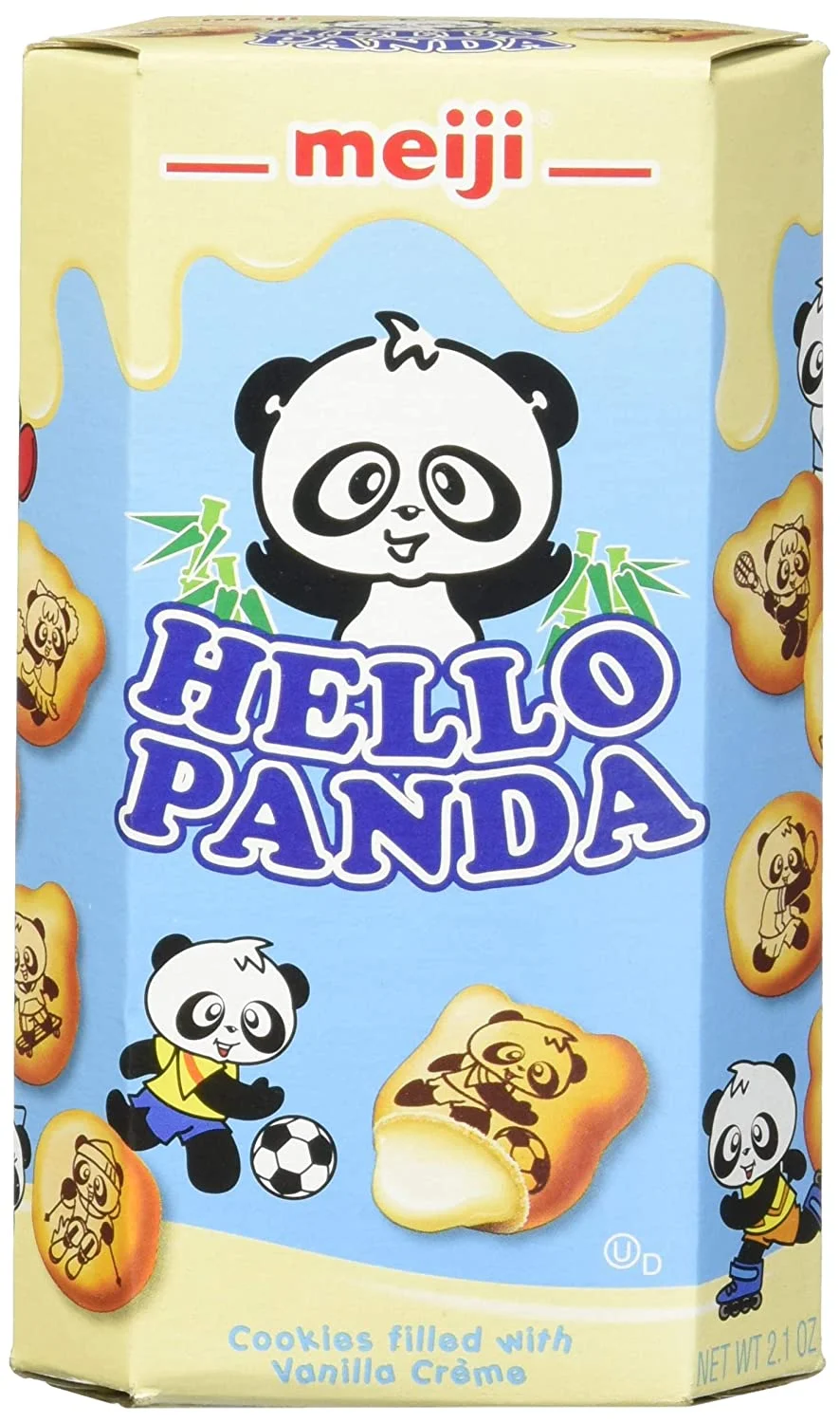 Meiji Hello Panda Cookie, Vanilla, 2.1 Ounce (Pack of 10)