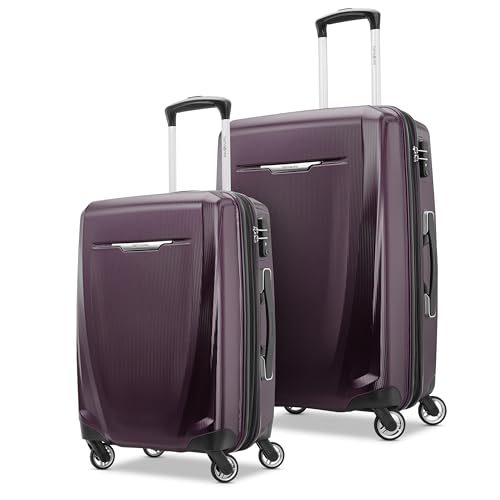 Samsonite Winfield 3 DLX Hardside Expandable Luggage with Spinners, Silver, Carry-On 20-Inch