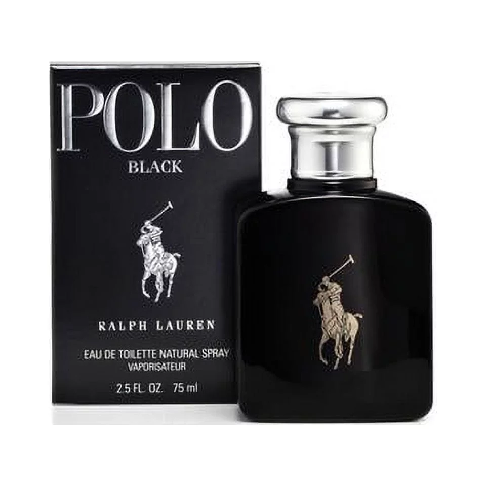 Polo Black Eau De Toilette Spray By Ralph Lauren2.5 Oz (Pack 2)