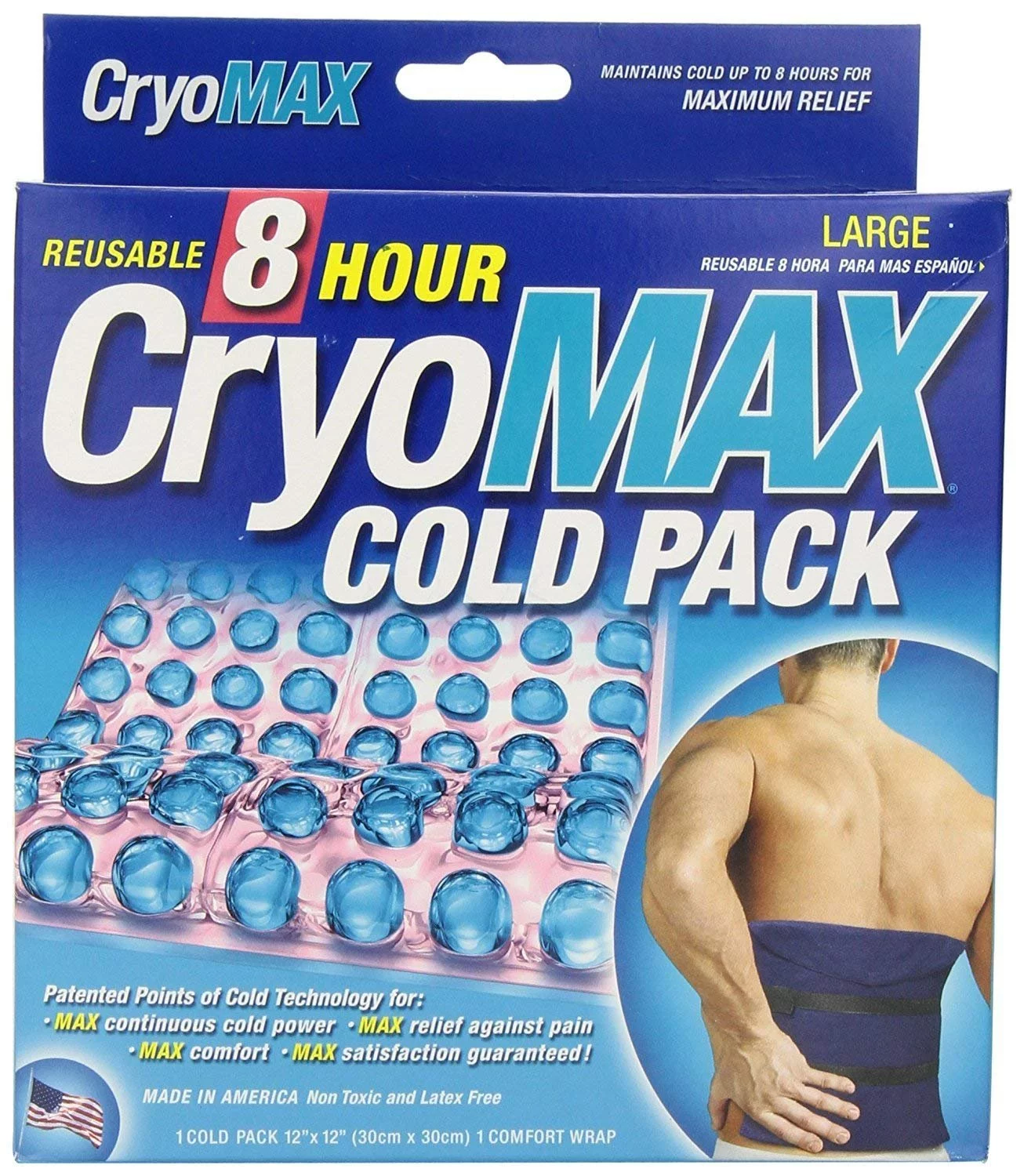 Cryo-MAX Reusable Cold Pack 8 Hour Large, 12 X 12 - Each