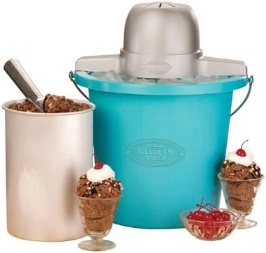Ice Cream Maker 4Qt Blue