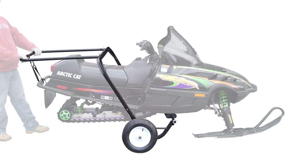 Black Ice SNO-1509 Snowmobile Dolly Cart, Hoist & Lift with Large Pneumatic Wheels