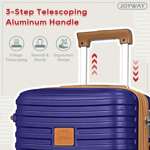 Joyway Expandable Carry on Luggage Sets Airline Approved, Lightweight Hard Shell 20 Inch Carry-on Suitcase with Spinner Wheels