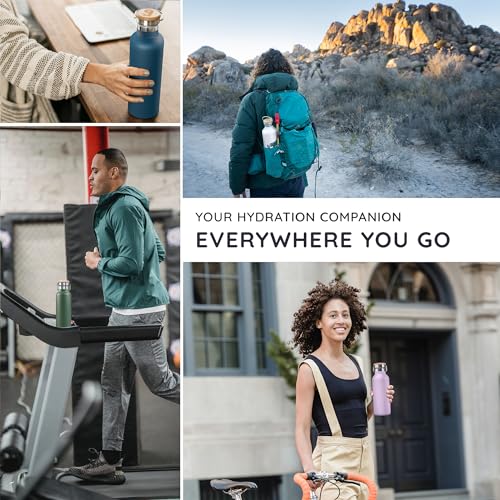 Bambaw 32 oz Water Bottle | Insulated Water Bottles | Water Bottle Stainless Steel | Insulated Travel Water Bottle | Insulated Water Bottle | Stainless Steel Water Bottles | 1 Liter Water Bottles