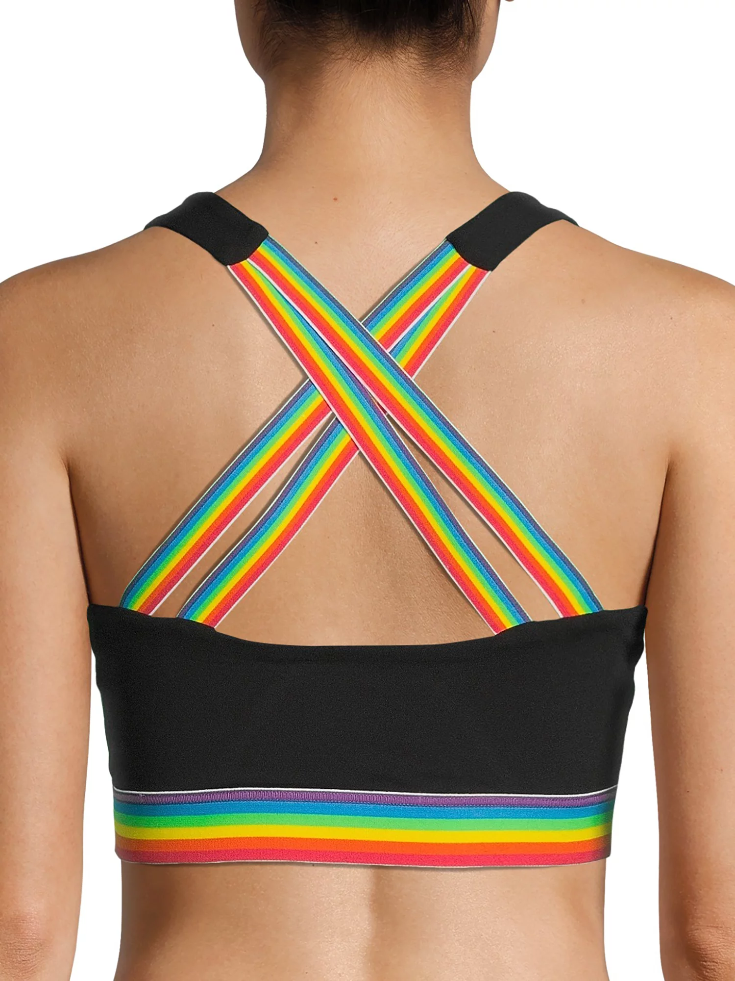 LA Thread Women's Surplus Cross Back Sports Bra