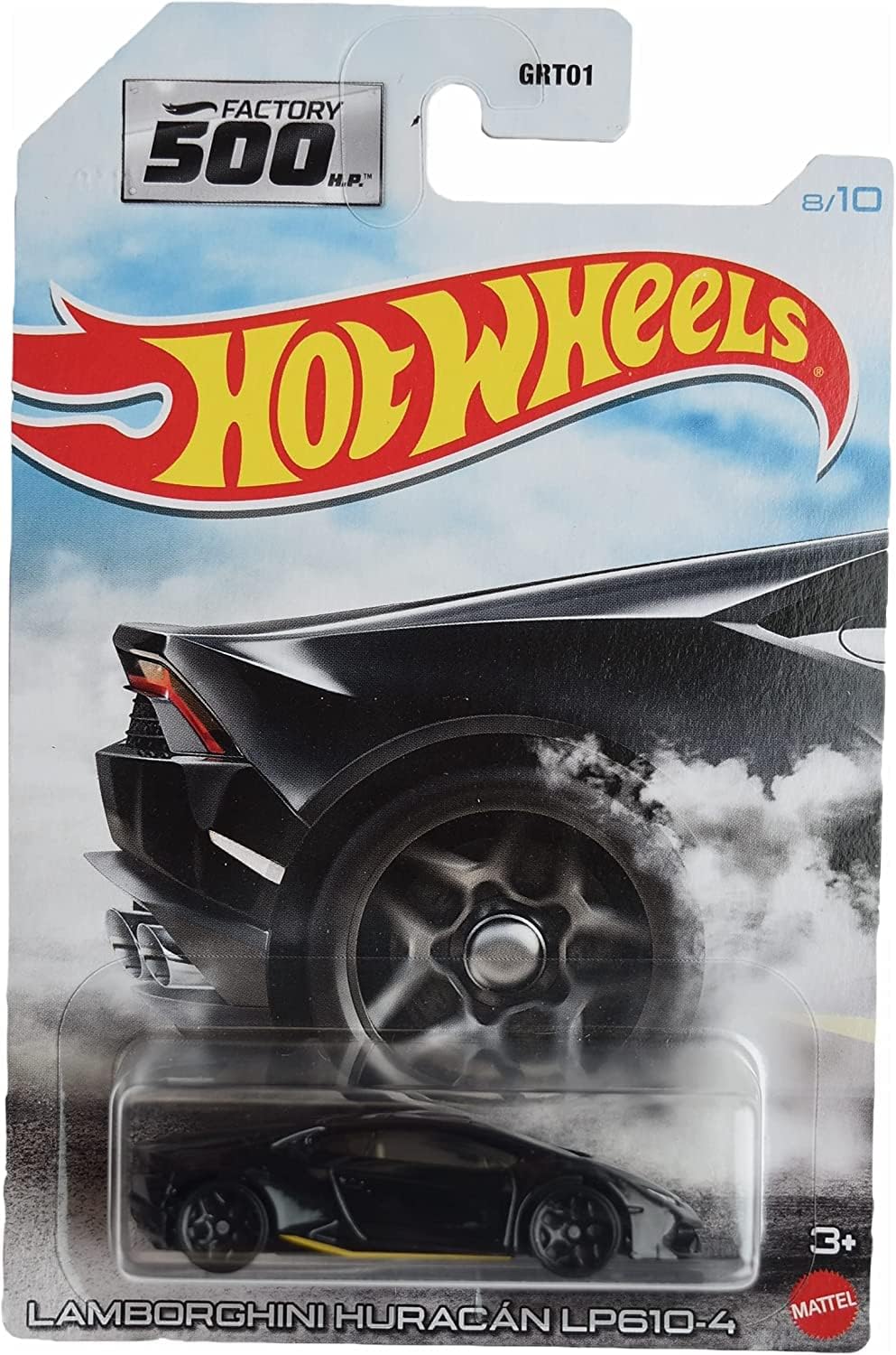 Hot Wheels Lamborghini Huracan LP610-4, [Black] Factory 500 8/10