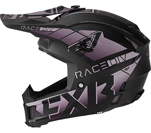 FXR Clutch Evo Snowmobile Helmet Winter Lightweight Vented Nose Guard Blue