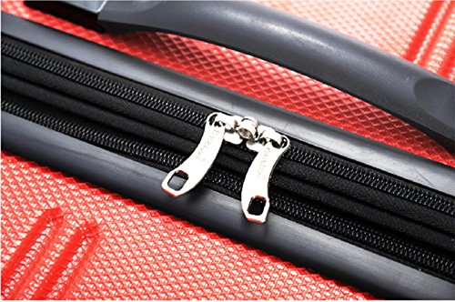 Rockland Melbourne Hardside Expandable Luggage with Spinner Wheels, 2TONEBLUE, 2 Piece (20/28)