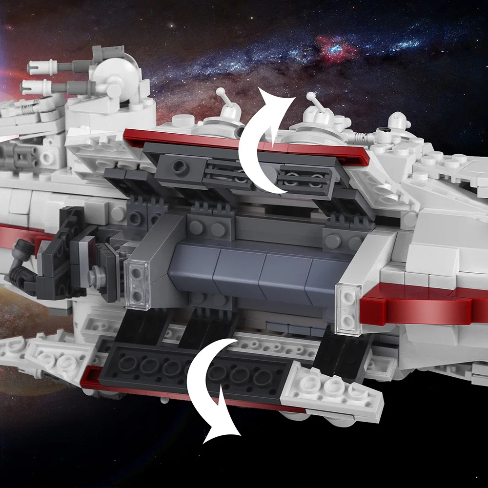 Mould King 21003 Star Plan Toy Blockade Runner Tantive IV Model Building Block Brick Kid Gift