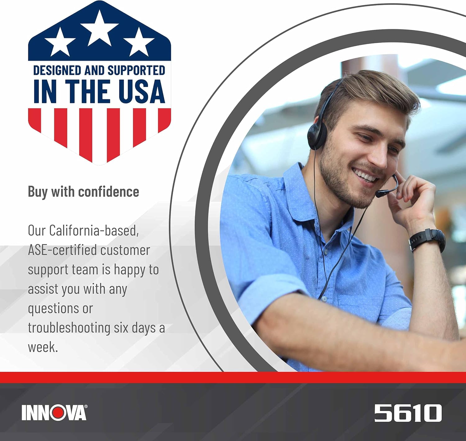 INNOVA 5610 - Newest 2022 OBD2 Diagnostic Code Scanner - BiDirectional System Test, Special Reset Function, All System Scan, Live Data