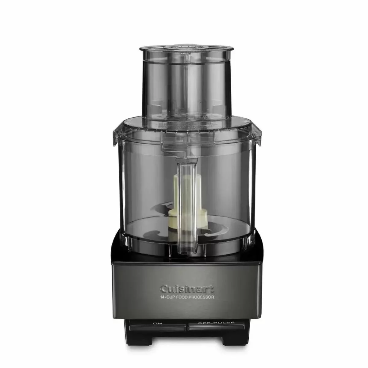 Cuisinart 14-Cup Food Processor + 6mm French Fry Disc | Black Stainless
