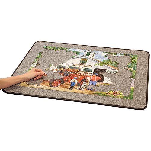 Bits and Pieces - Easy-Move Jigsaw Puzzle Pad - 1500 Pc Large Puzzle Pad - Puzzle Accessories - Portable Lightweight Puzzle Storage System - 26