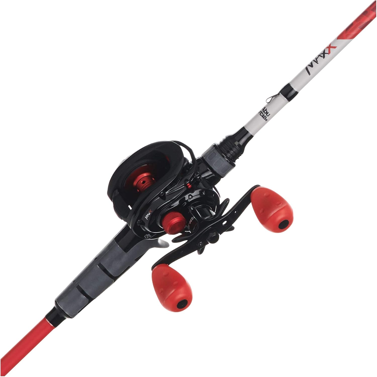 Abu Garcia Black Max & Max X Low Profile Baitcast Reel and Fishing Rod Combo