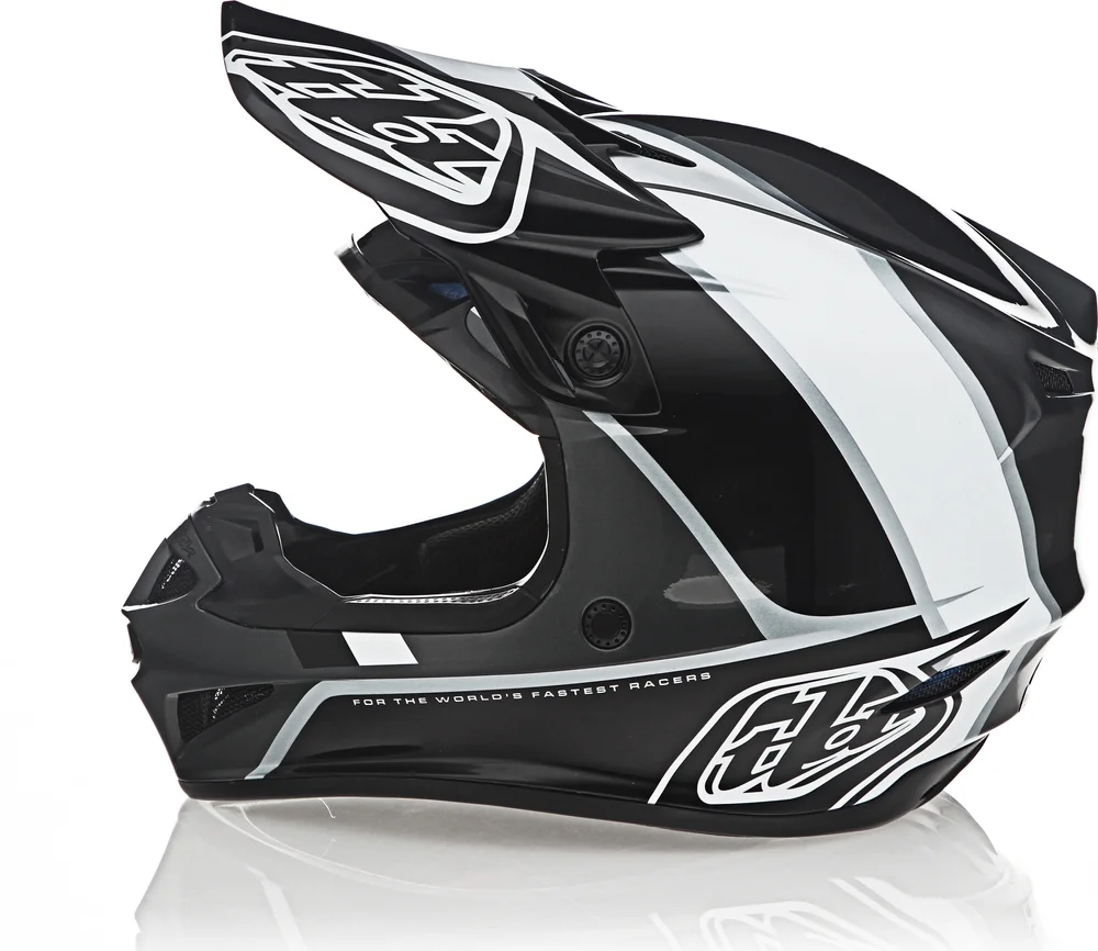 Troy Lee Designs Se4 Polyacrylite Beta Silver Helmet