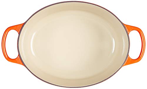 Le Creuset Enameled Cast Iron Signature Oval Dutch Oven, 2.75 qt., Cerise