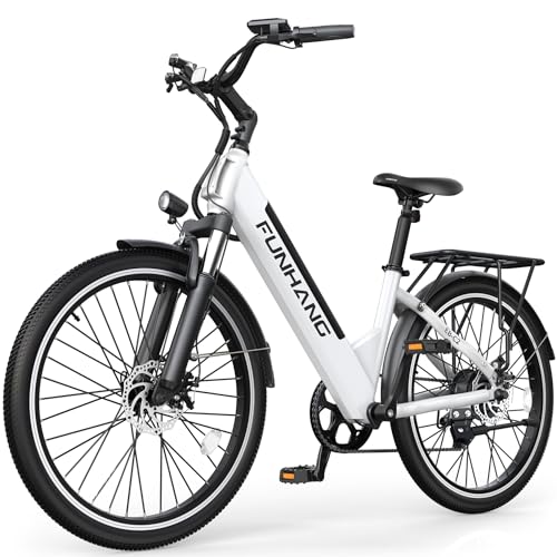 Electric Bike for Adults, 1000W Peak EBike, 50 Miles 21.7MPH Adult Electric Bicycles with 48V Built-in Removable Battery, Adjustable Stem, Rear Rack, 7 Speed, 26