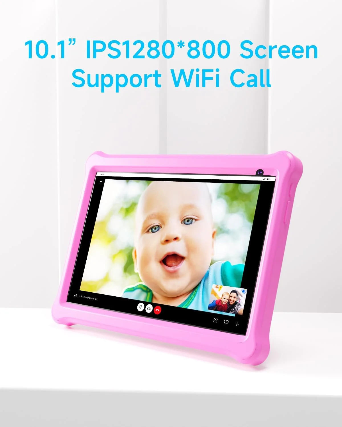 Kids Tablet, 10 inch Android Tablet for Kids, Toddler Tablet with Case, Parental Control, 6000mAh, Quad Core Processor, 2GB RAM 32GB ROM, HD Touch Screen Tablets, Pink