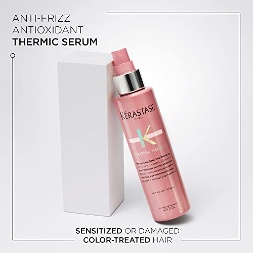 KERASTASE Chroma Absolu Hair Serum for Color-Treated Hair, With Anti-Frizz and Heat Protection