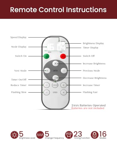 9FT Pre-Lit Artificial Christmas Garland with Dual Color LED Lights and Timer by Remote Control and Batteries Operated, Holiday Decorations, for Indoor Door Home Stairs Fireplaces Wall