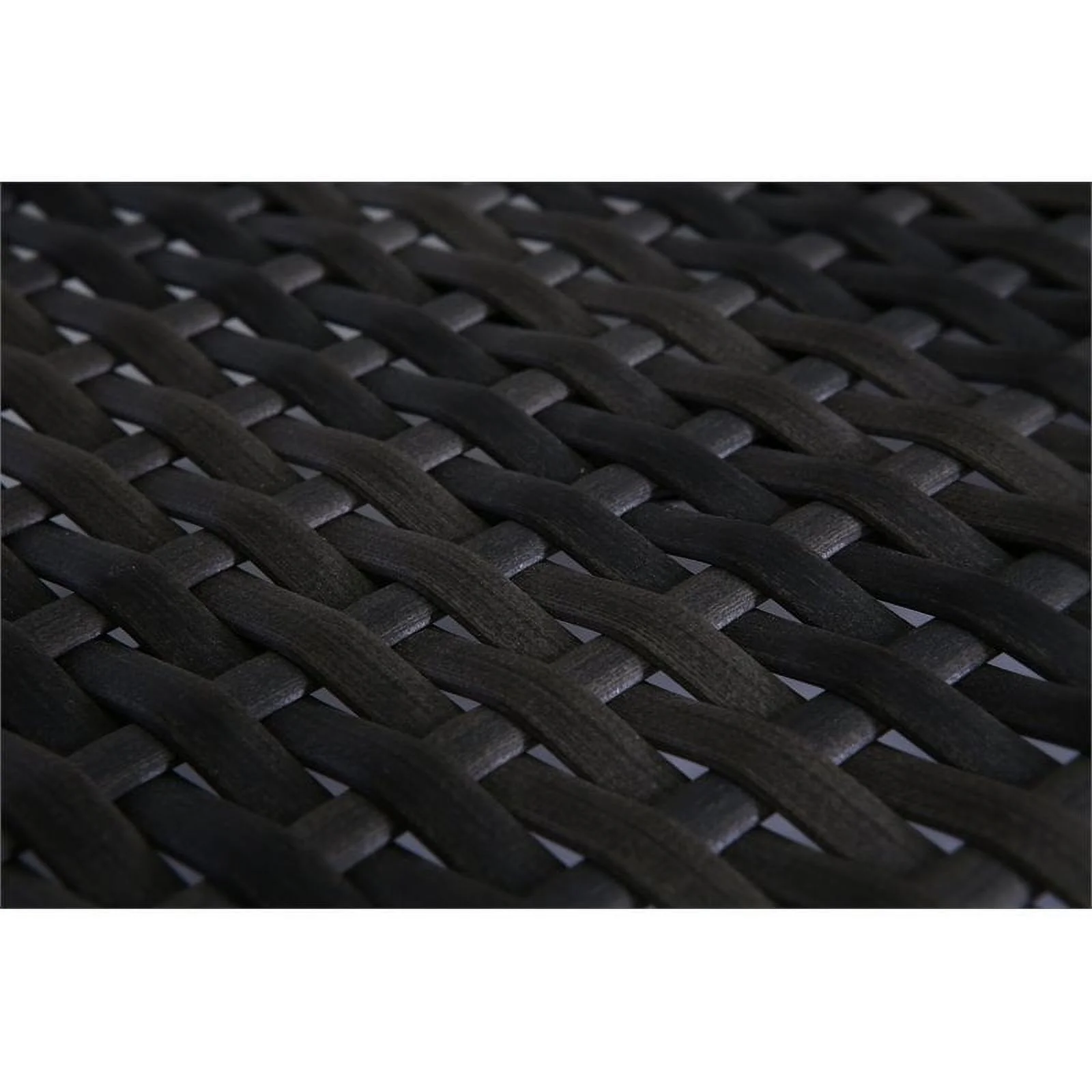 Teva Patio Bora Bora Wicker Rattan Patio Coffee Table with Glass Top