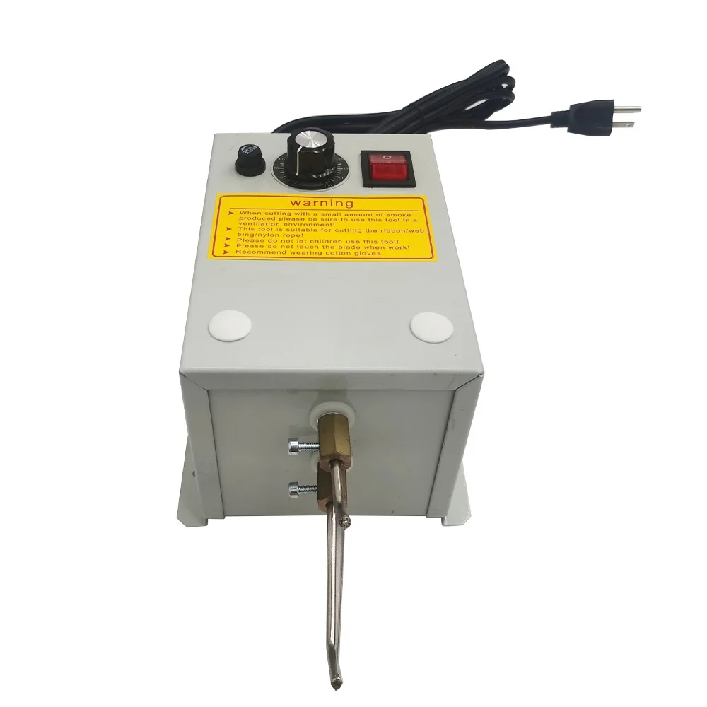 Techtongda Electric Hot Knife Rope Cutter Ribbon Cutter Hot Melt Cutting Machine Temperature Adjustable