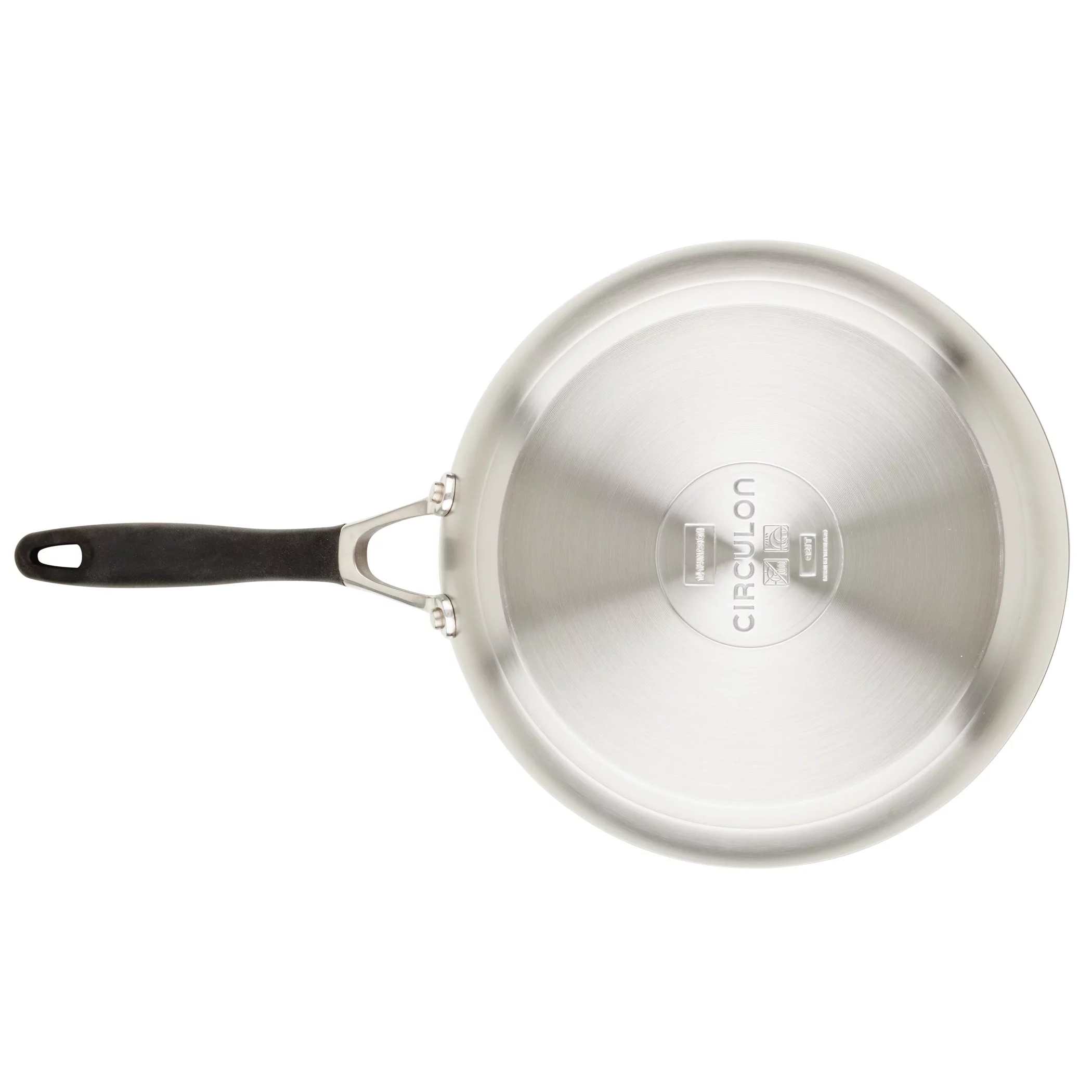 Circulon SteelShield 10.25 inch Stainless Steel Skillet, Silver