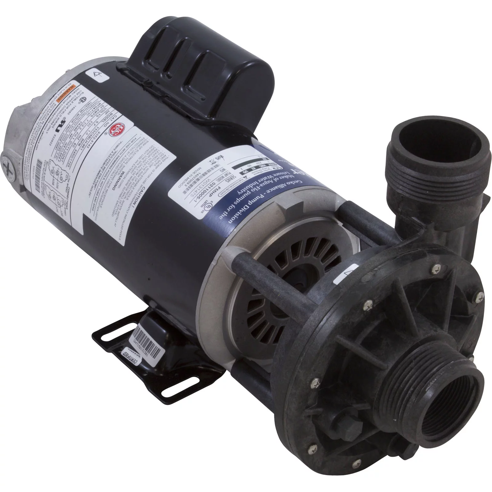 Pump, Aqua Flo FMHP, 1.0ohp/1.5thp, 230v, 2-Spd, 48fr, 1-1/2