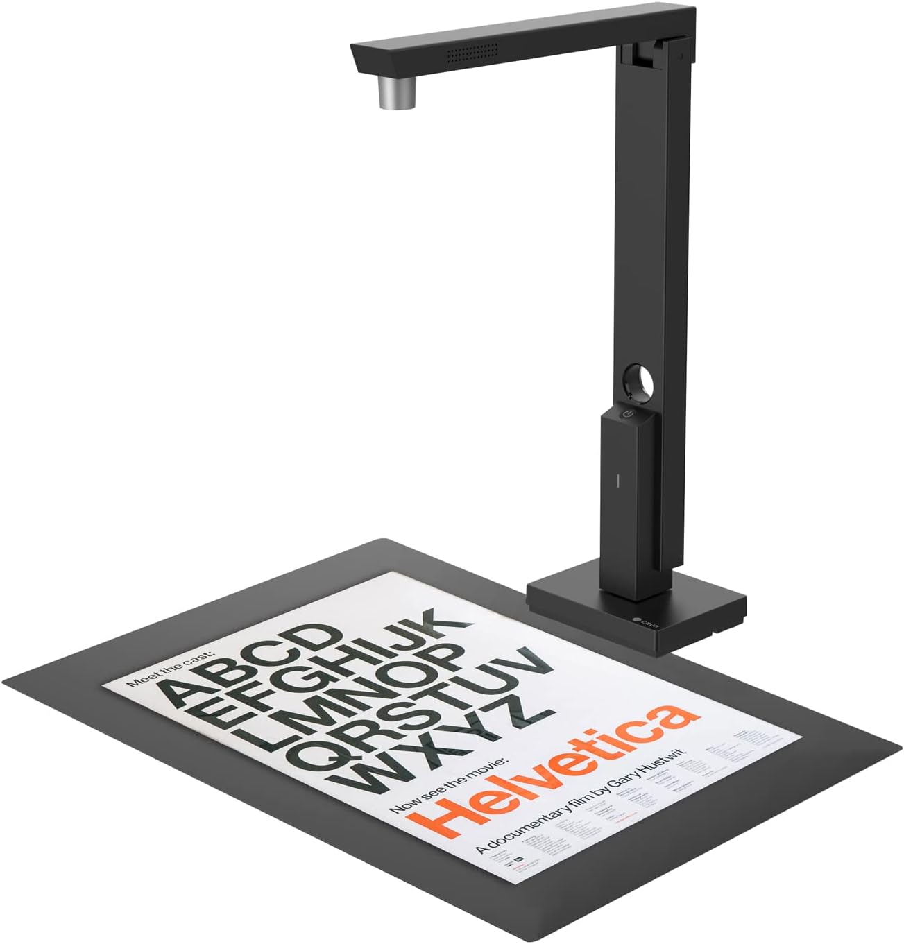 CZUR Lens1200 Pro Portable Document Scanner, 12MP USB Document Camera, Fast Scan 1s/Page, Capture Size A4, Easy-to-Use OCR, Travel-Friendly Mobile Scanner for Mac & Windows