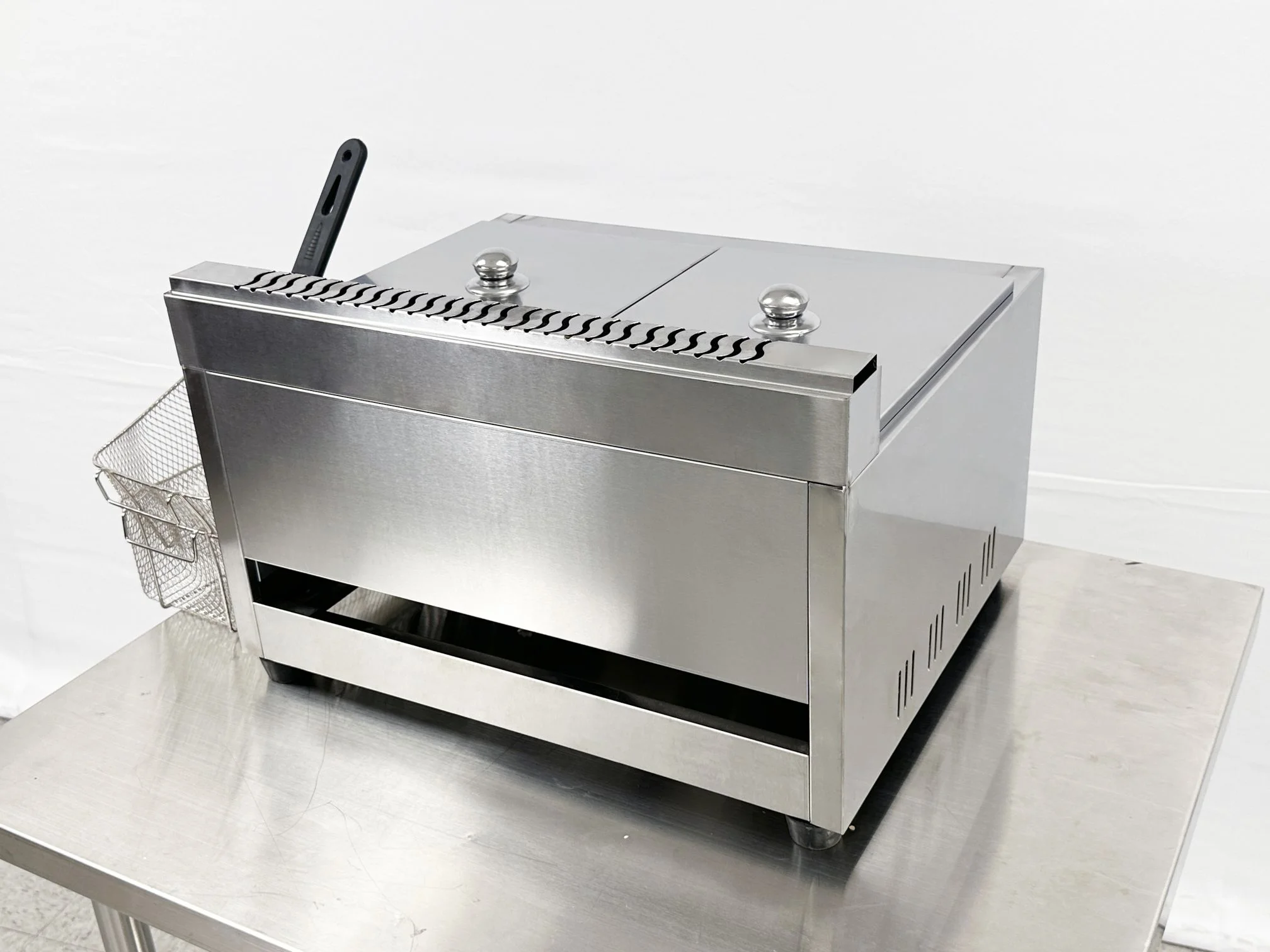 7 gallon Commercial Countertop Double Deep Fryer