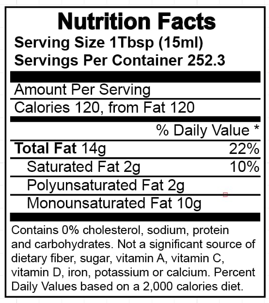 Baja Precious - Extra Virgin Olive Oil, 1 Gallon