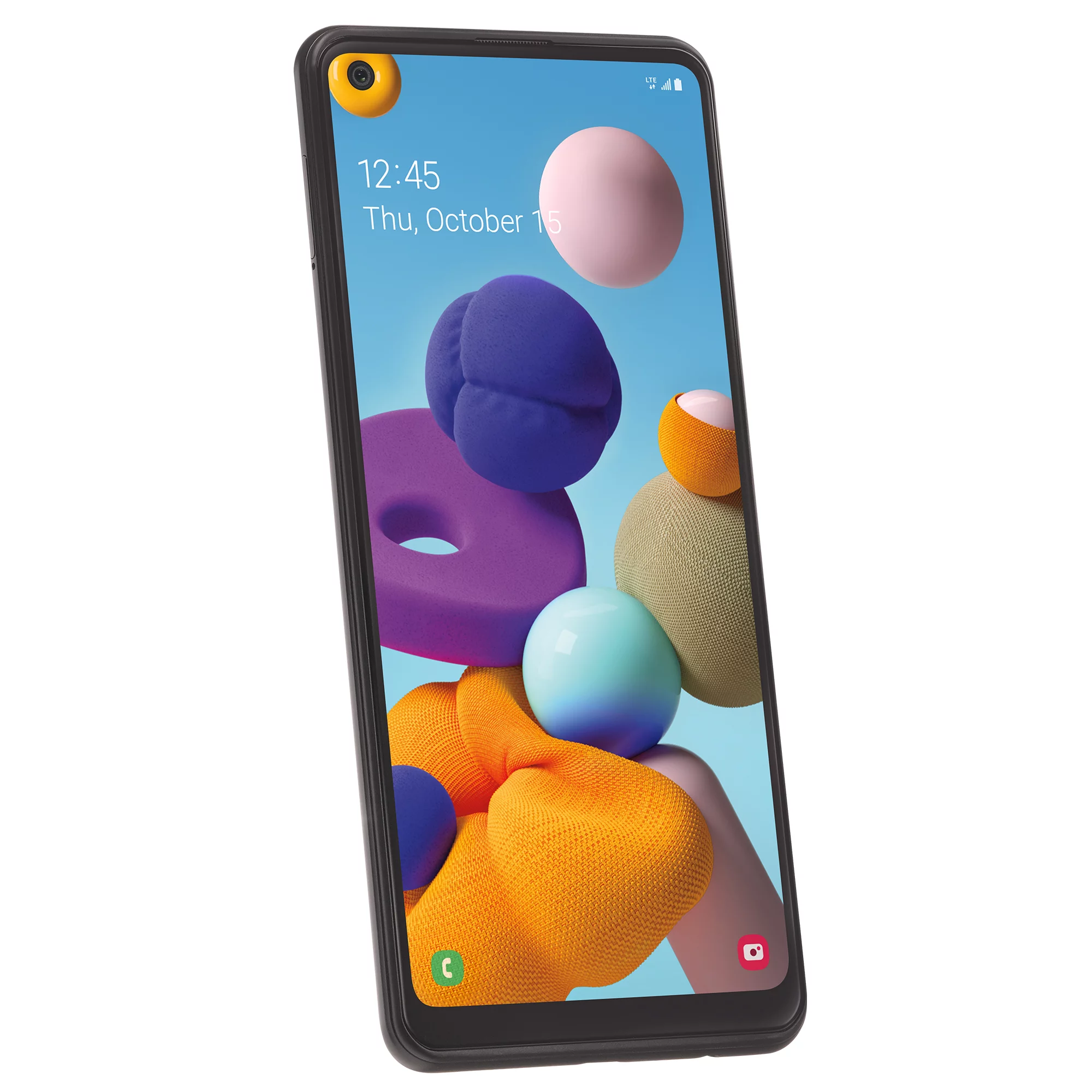 Straight Talk SAMSUNG Galaxy A21, 32GB Black- Prepaid Smartphone