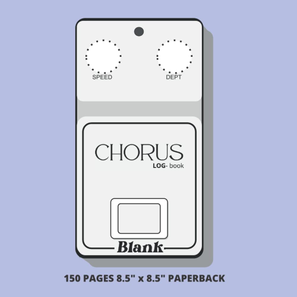 Blank Chorus Pedal Preset Notebook Guitar effects Stomp: For Studio or touring Guitarist fx
