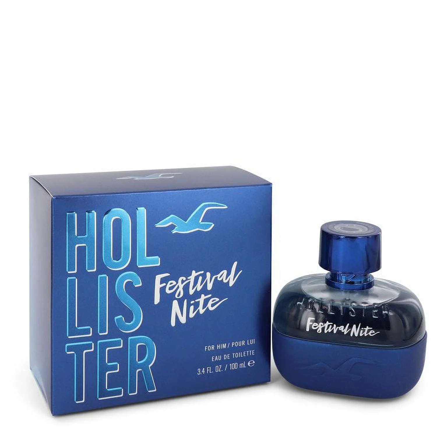 Hollister Festival Nite by Hollister Eau De Toilette Spray 3.4 oz for Men Pack of 3